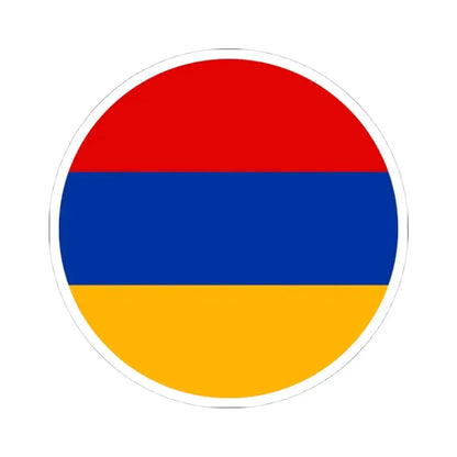 Armenian Air Force roundel (Armenia) STICKER Vinyl Kiss-Cut Decal 4 Inch White - The Sticker Space