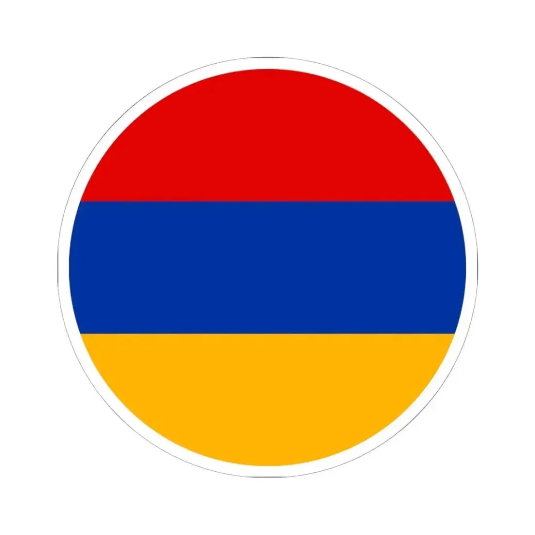Armenian Air Force roundel (Armenia) STICKER Vinyl Kiss-Cut Decal 6 Inch White - The Sticker Space