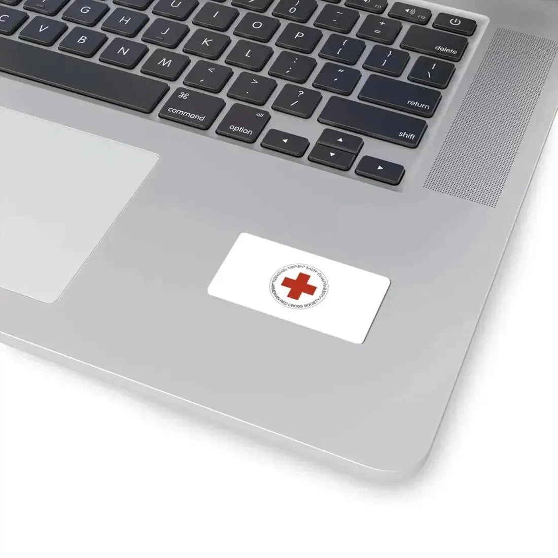 Armenian Red Cross Society Flag (Armenia) STICKER Vinyl Kiss-Cut Decal - The Sticker Space