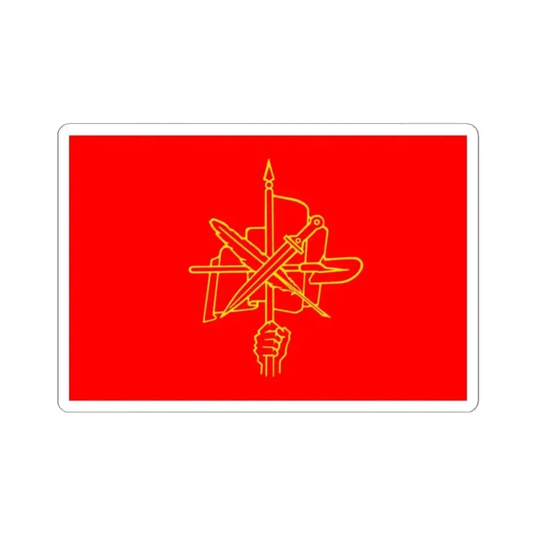 Armenian Revolutionary Federation Flag (Armenia) STICKER Vinyl Kiss-Cut Decal 6 Inch White - The Sticker Space