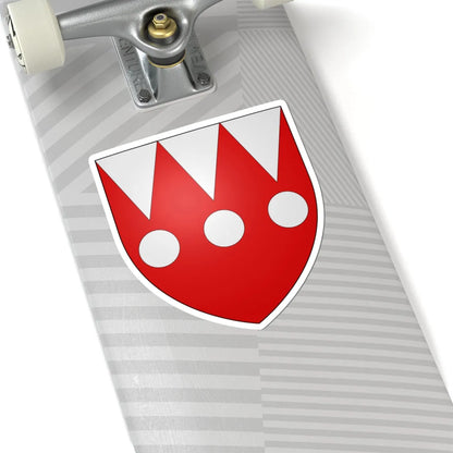 Armes anciennes de Bauchau (Belgium) (Coat of Arms) STICKER Vinyl Kiss-Cut Decal - The Sticker Space
