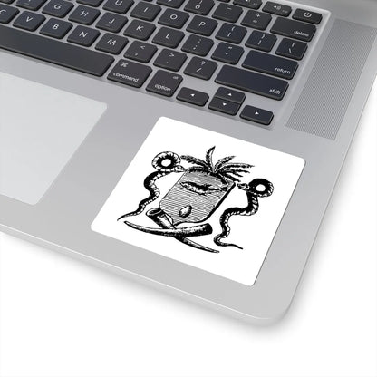 Armes de Behanzin (Benin) (Coat of Arms) STICKER Vinyl Kiss-Cut Decal - The Sticker Space