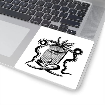 Armes de Behanzin (Benin) (Coat of Arms) STICKER Vinyl Kiss-Cut Decal - The Sticker Space