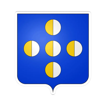 Armes de la famille Allard (Belgium) (Coat of Arms) STICKER Vinyl Kiss-Cut Decal 3 Inch White - The Sticker Space