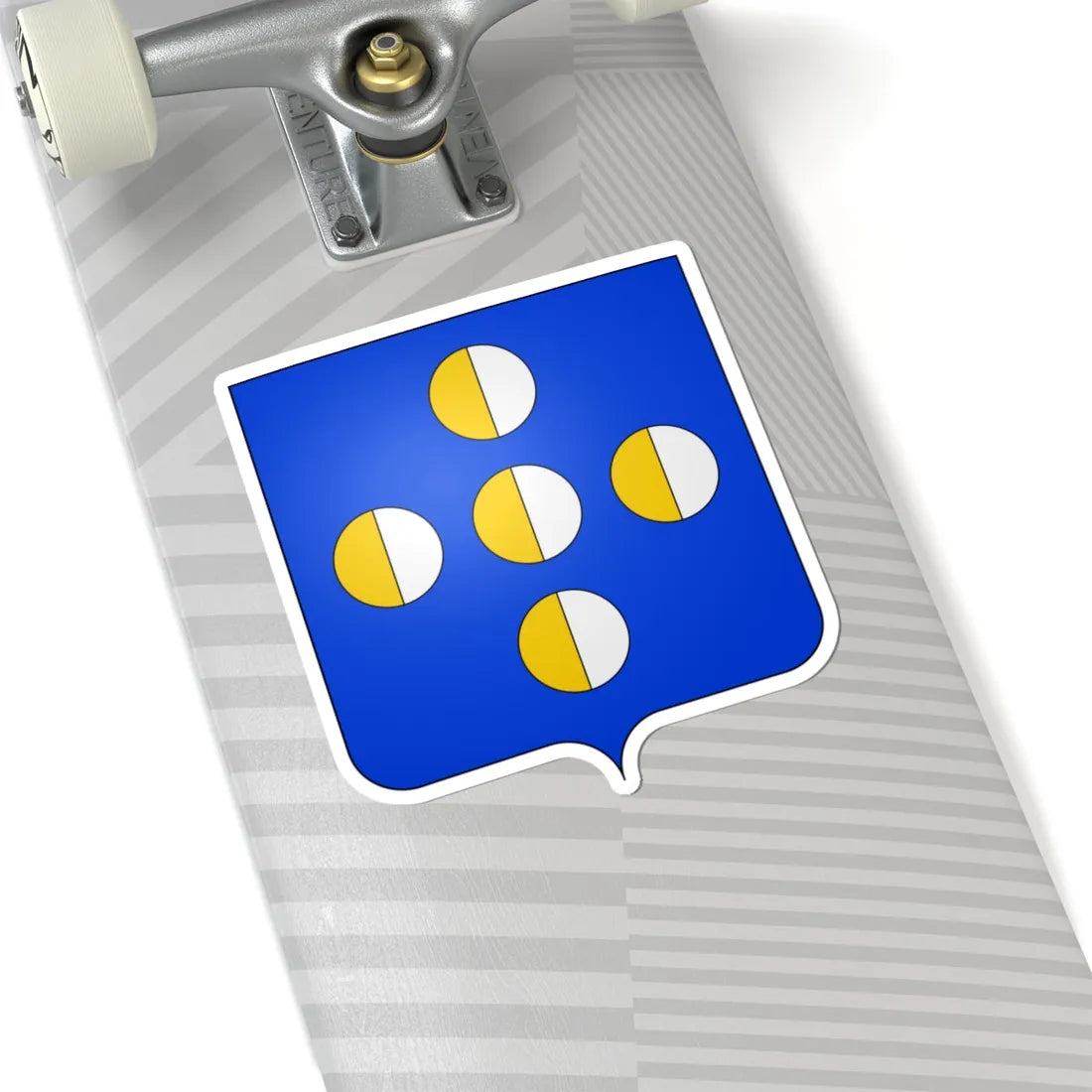 Armes de la famille Allard (Belgium) (Coat of Arms) STICKER Vinyl Kiss-Cut Decal - The Sticker Space