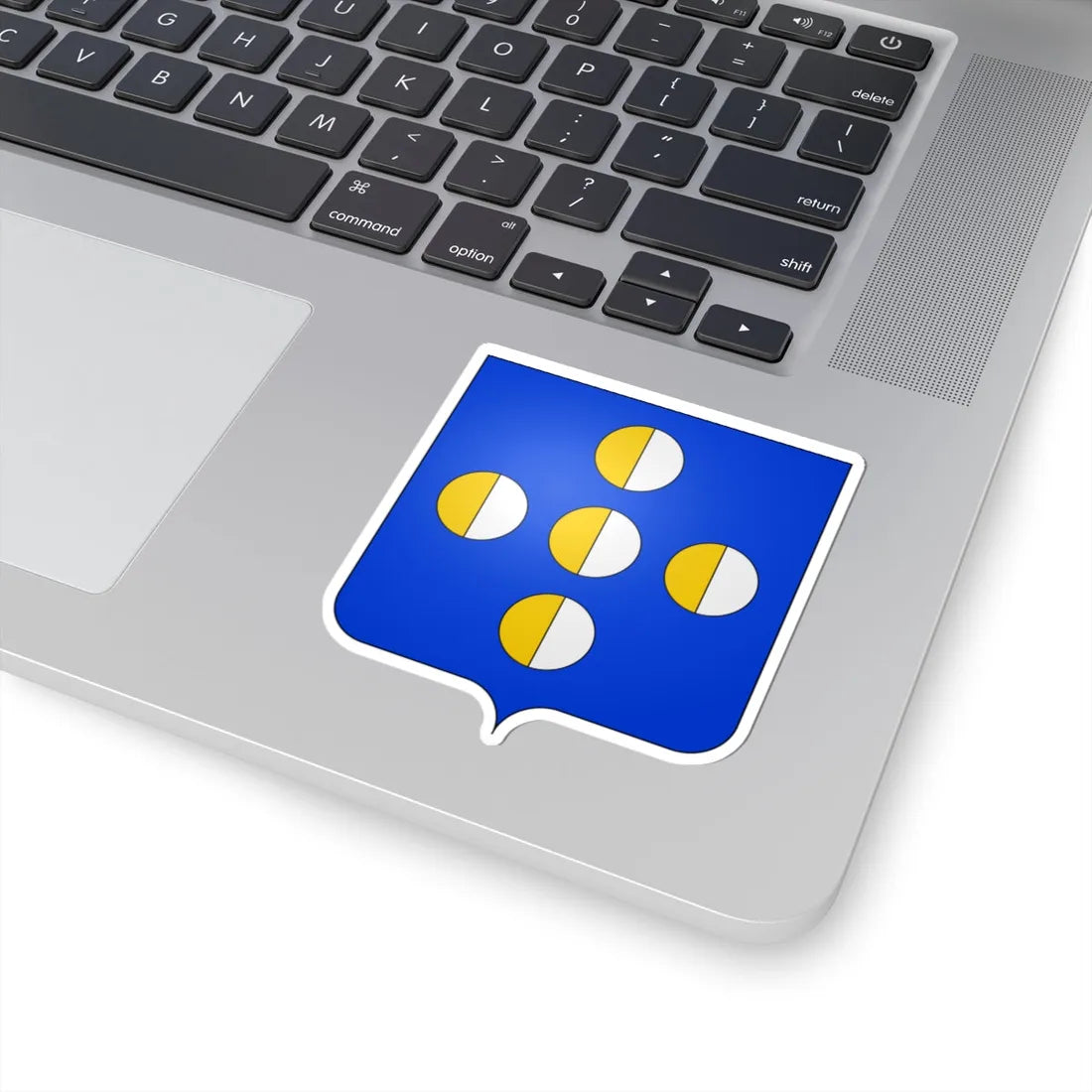 Armes de la famille Allard (Belgium) (Coat of Arms) STICKER Vinyl Kiss-Cut Decal - The Sticker Space