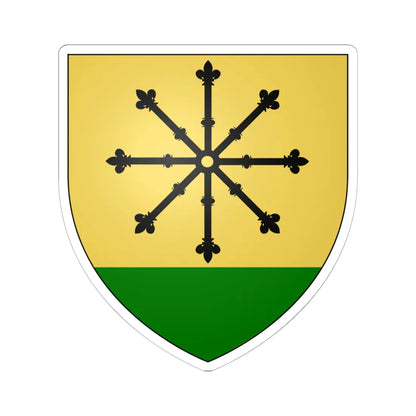 Armes de la famille Anne de Molina (Belgium) (Coat of Arms) STICKER Vinyl Kiss-Cut Decal 6 Inch White - The Sticker Space