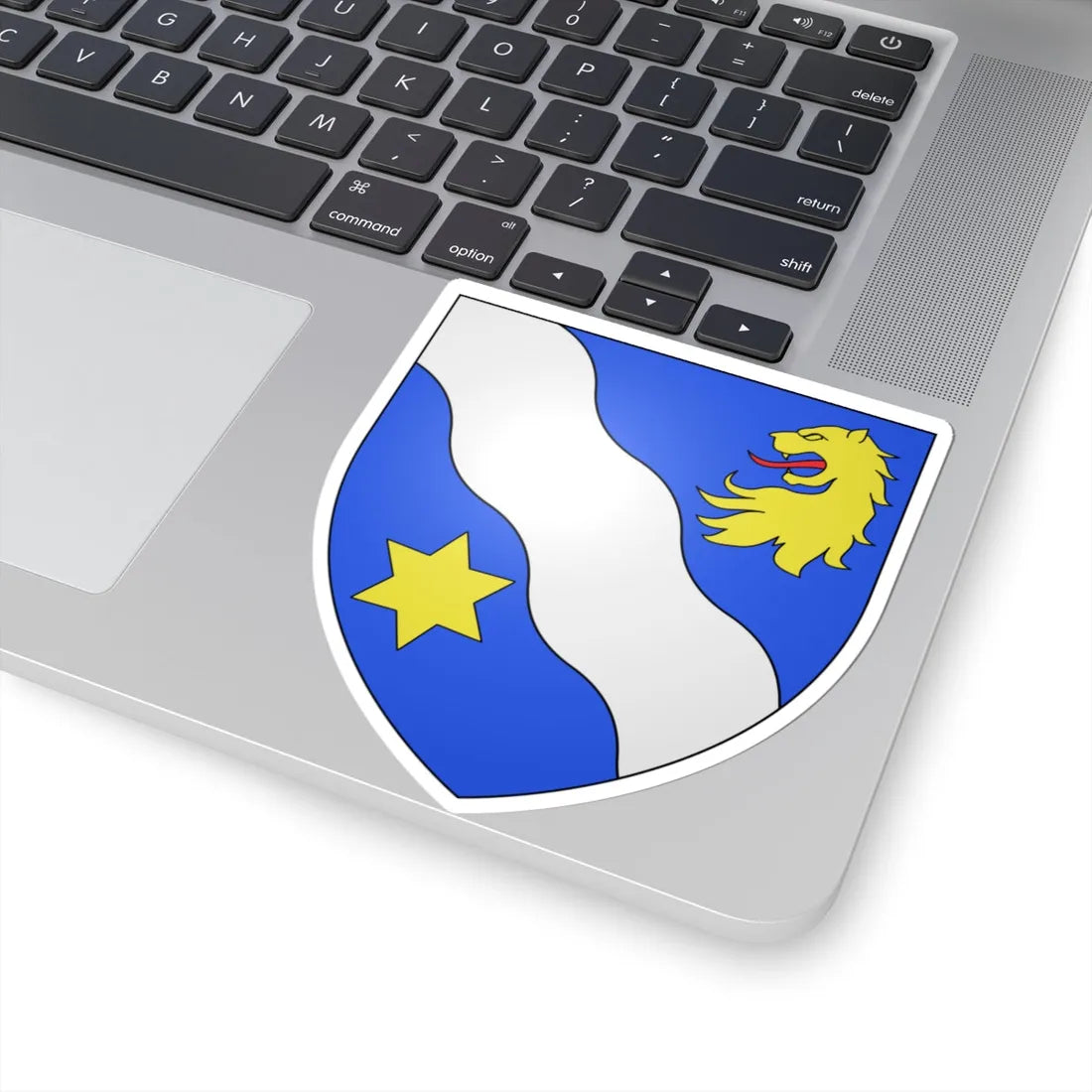 Armes de la famille Beeckmans de West-Meerbeeck (Belgium) (Coat of Arms) STICKER Vinyl Kiss-Cut Decal - The Sticker Space