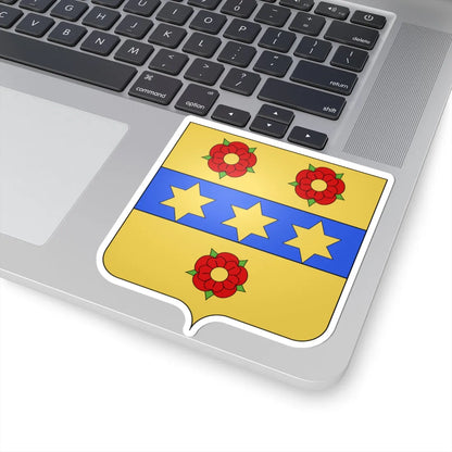 Armes de la famille Casier (Belgium) (Coat of Arms) STICKER Vinyl Kiss-Cut Decal - The Sticker Space