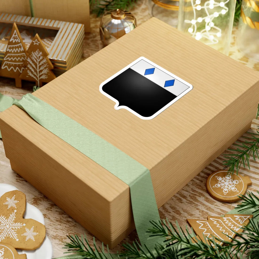 Armes de la famille Christyn de Ribaucourt (Belgium) (Coat of Arms) STICKER Vinyl Kiss-Cut Decal - The Sticker Space