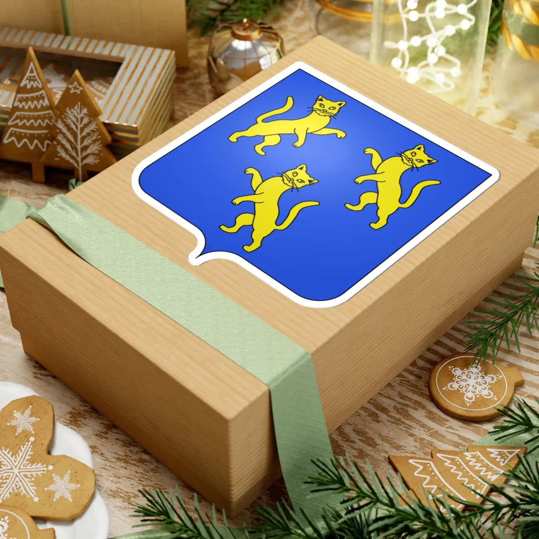 Armes de la famille de Caters (Belgium) (Coat of Arms) STICKER Vinyl Kiss-Cut Decal - The Sticker Space