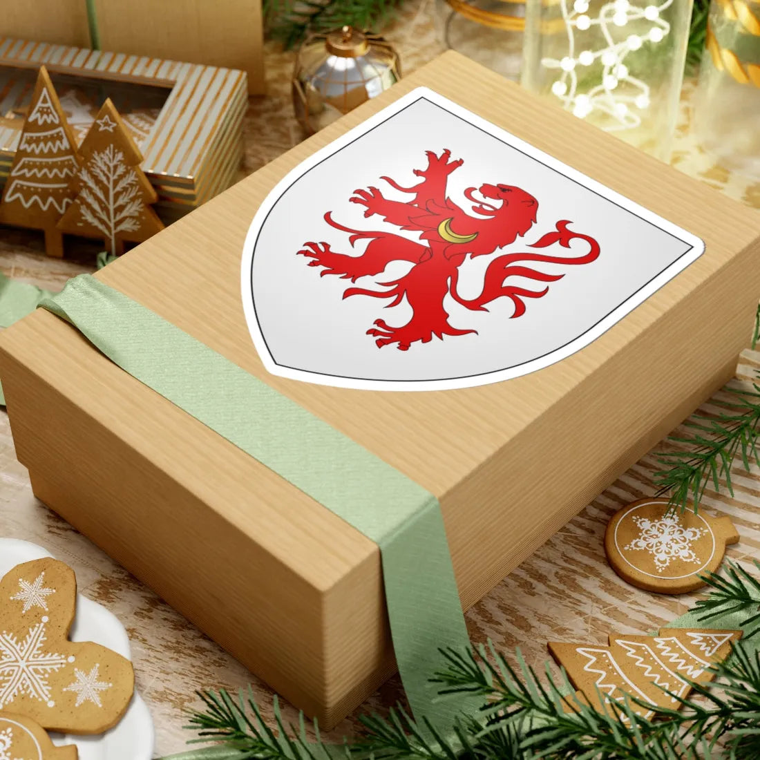 Armes de la famille de Grady de Horion (Belgium) (Coat of Arms) STICKER Vinyl Kiss-Cut Decal - The Sticker Space