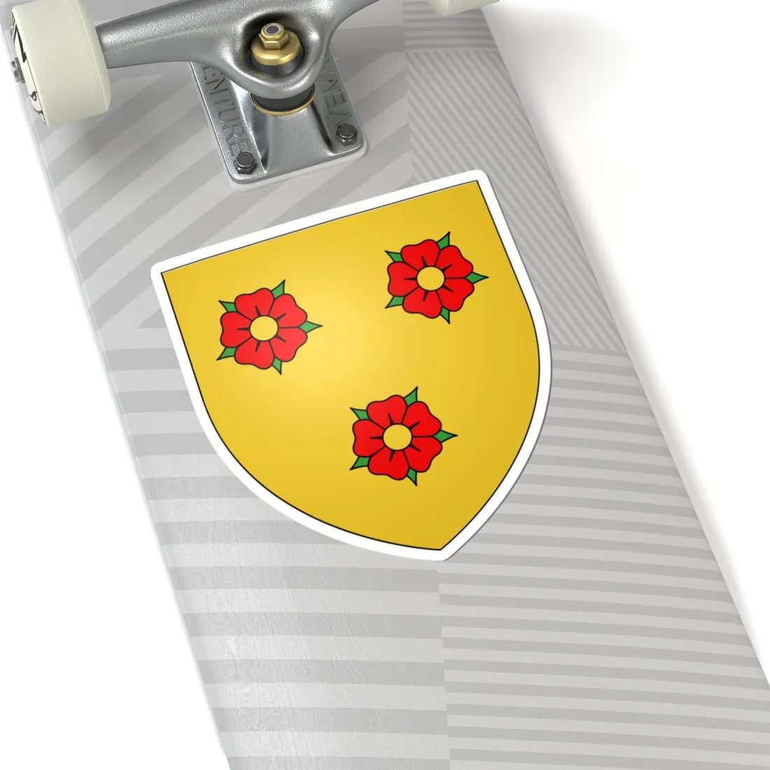 Armes de la famille de Mahieu (Belgium) (Coat of Arms) STICKER Vinyl Kiss-Cut Decal - The Sticker Space