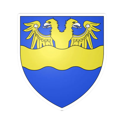 Armes de la famille de Thysebaert (Belgium) (Coat of Arms) STICKER Vinyl Kiss-Cut Decal 2 Inch White - The Sticker Space