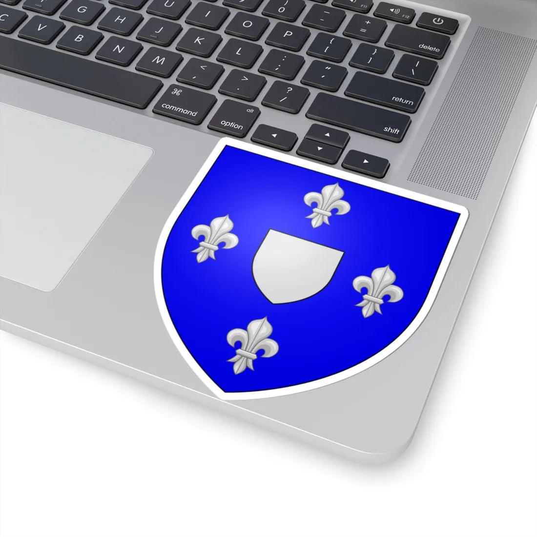 Armes de la famille du Bus (Belgium) (Coat of Arms) STICKER Vinyl Kiss-Cut Decal - The Sticker Space