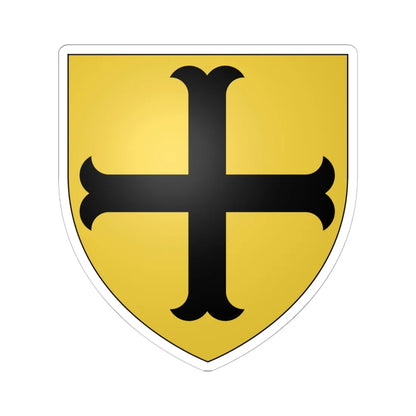 Armes de la famille le Maistre dAnstaing (Belgium) (Coat of Arms) STICKER Vinyl Kiss-Cut Decal 6 Inch White - The Sticker Space