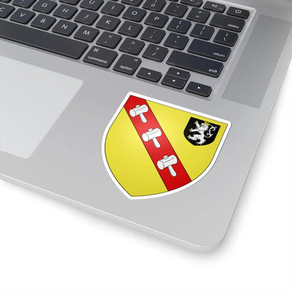 Armes de la famille van den Heetvelde (Belgium) (Coat of Arms) STICKER Vinyl Kiss-Cut Decal - The Sticker Space
