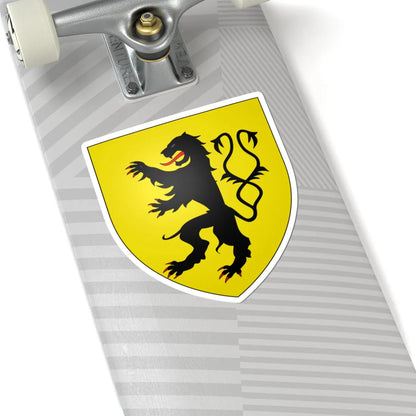 Armes de la famille van der Stegen (Belgium) (Coat of Arms) STICKER Vinyl Kiss-Cut Decal - The Sticker Space