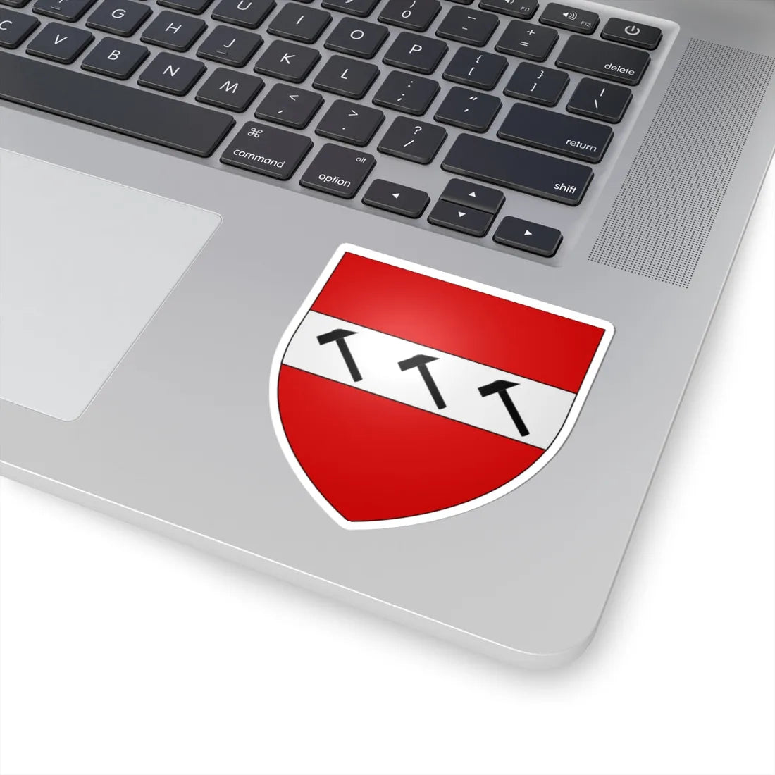 Armes de Moncheur (Belgium) (Coat of Arms) STICKER Vinyl Kiss-Cut Decal - The Sticker Space