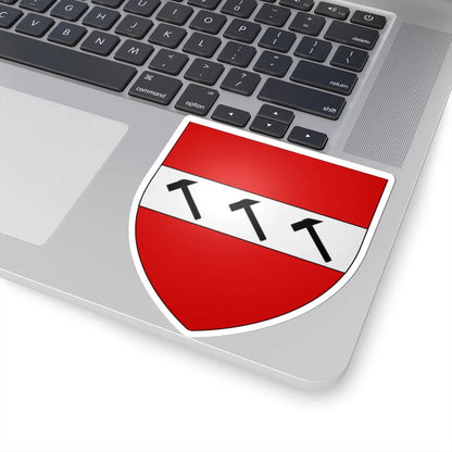 Armes de Moncheur (Belgium) (Coat of Arms) STICKER Vinyl Kiss-Cut Decal - The Sticker Space