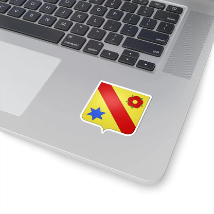 Armes de Nève de Mévergnies (Belgium) (Coat of Arms) STICKER Vinyl Kiss-Cut Decal - The Sticker Space