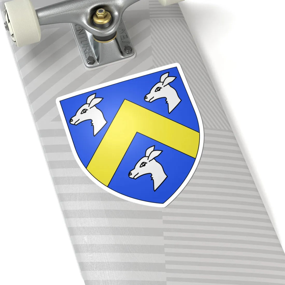 Armes de Visart de Bocarmé (Belgium) (Coat of Arms) STICKER Vinyl Kiss-Cut Decal - The Sticker Space