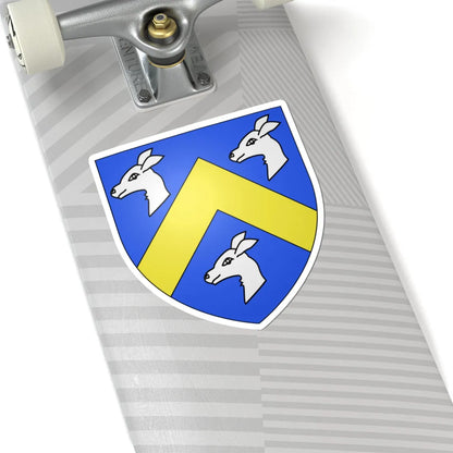Armes de Visart de Bocarmé (Belgium) (Coat of Arms) STICKER Vinyl Kiss-Cut Decal - The Sticker Space