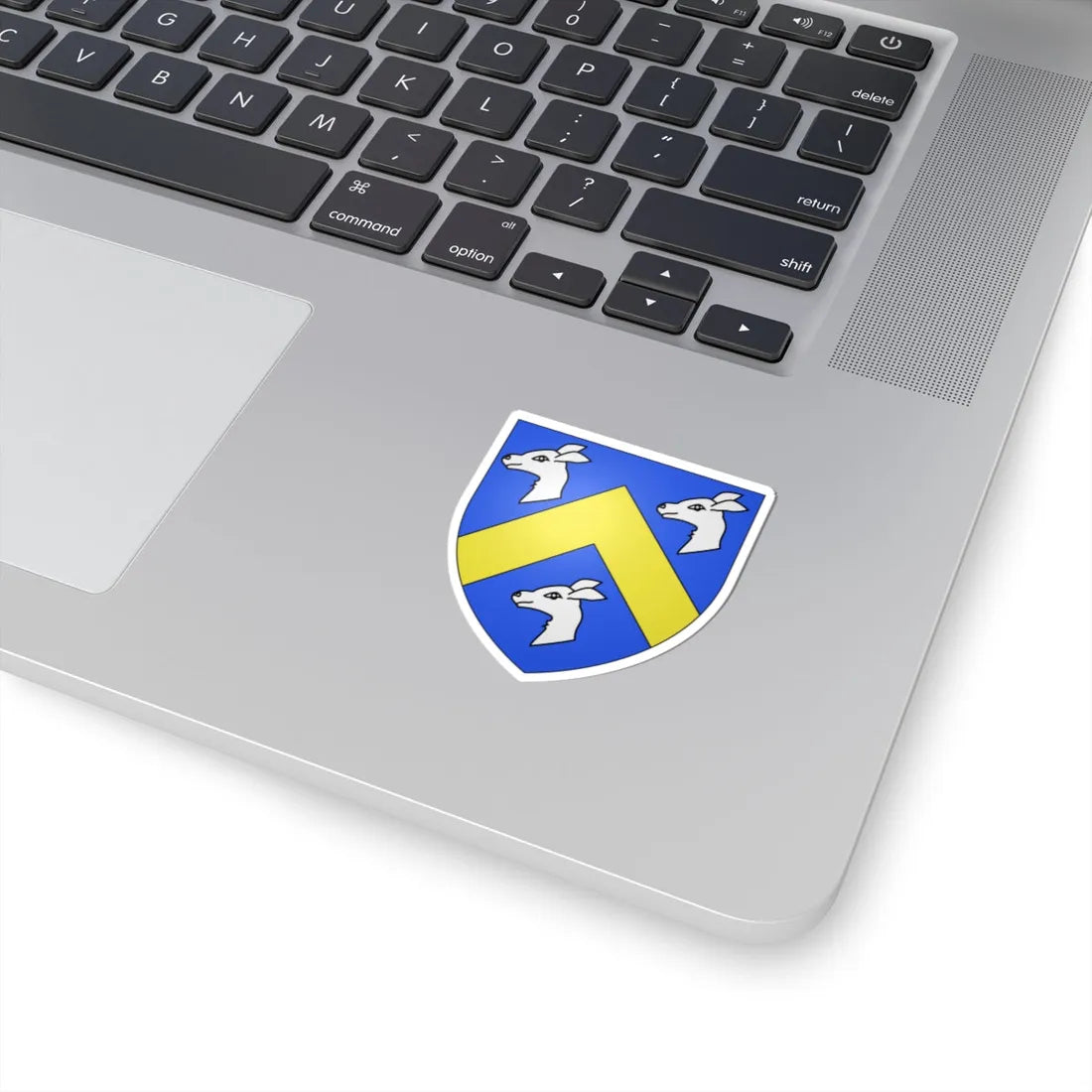 Armes de Visart de Bocarmé (Belgium) (Coat of Arms) STICKER Vinyl Kiss-Cut Decal - The Sticker Space