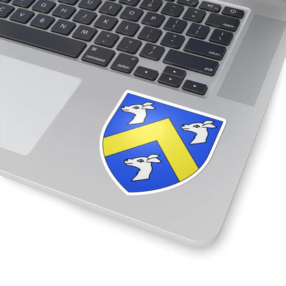 Armes de Visart de Bocarmé (Belgium) (Coat of Arms) STICKER Vinyl Kiss-Cut Decal - The Sticker Space