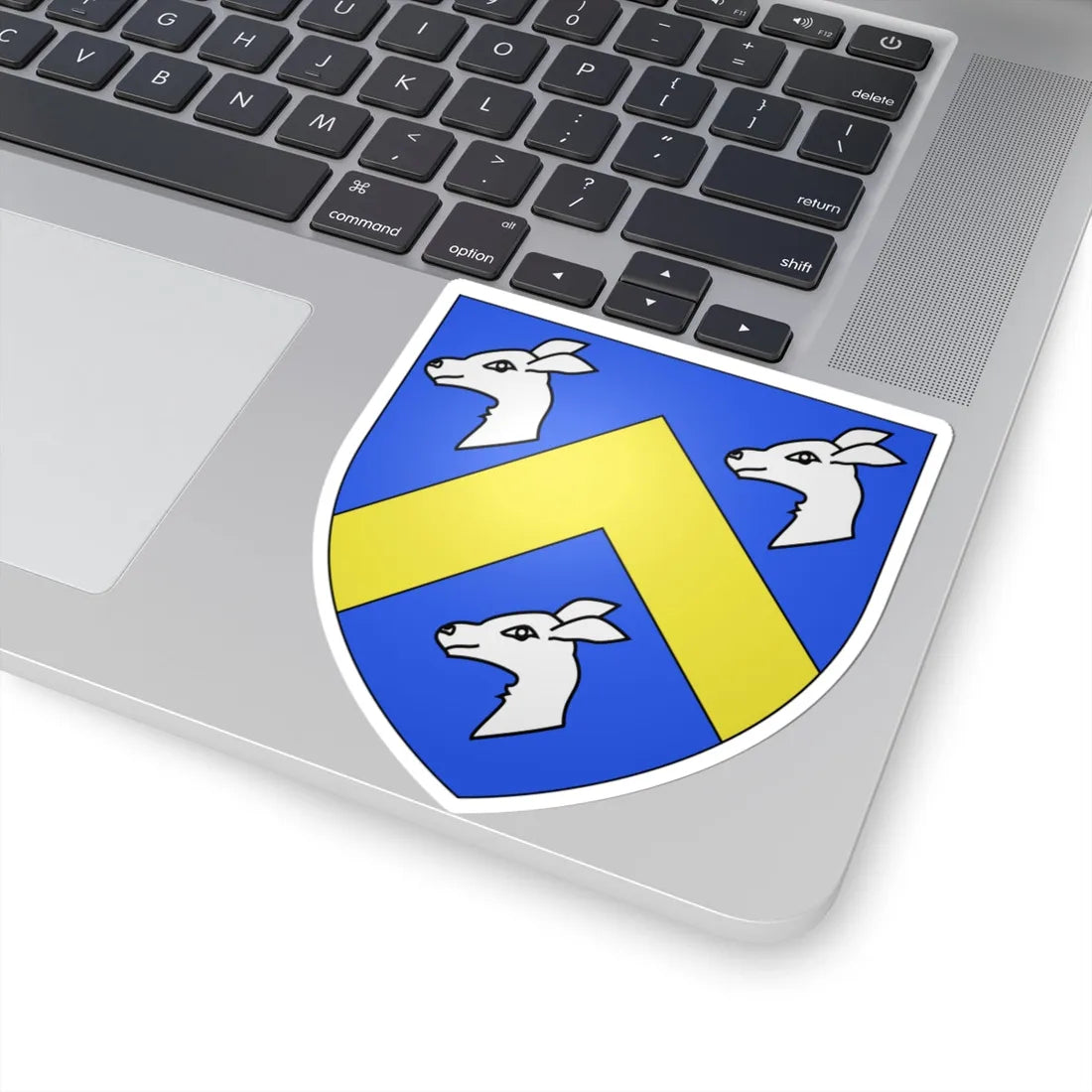 Armes de Visart de Bocarmé (Belgium) (Coat of Arms) STICKER Vinyl Kiss-Cut Decal - The Sticker Space