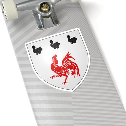 Armes de Wilde dEstmael (Belgium) (Coat of Arms) STICKER Vinyl Kiss-Cut Decal - The Sticker Space