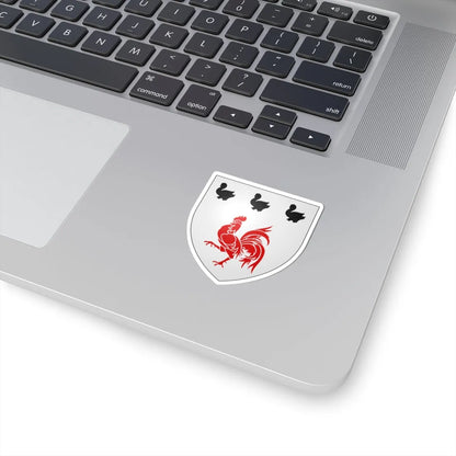 Armes de Wilde dEstmael (Belgium) (Coat of Arms) STICKER Vinyl Kiss-Cut Decal - The Sticker Space