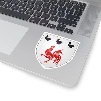Armes de Wilde dEstmael (Belgium) (Coat of Arms) STICKER Vinyl Kiss-Cut Decal - The Sticker Space