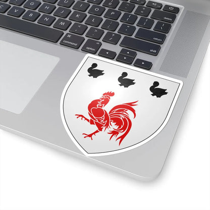 Armes de Wilde dEstmael (Belgium) (Coat of Arms) STICKER Vinyl Kiss-Cut Decal - The Sticker Space