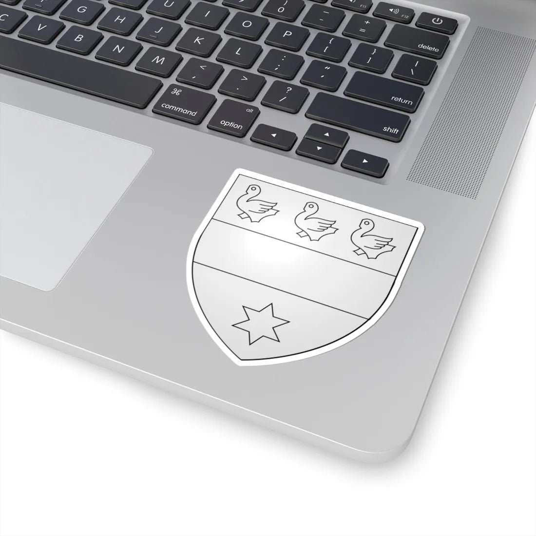 Armes des seigneurs de Le Potte (Belgium) (Coat of Arms) STICKER Vinyl Kiss-Cut Decal - The Sticker Space