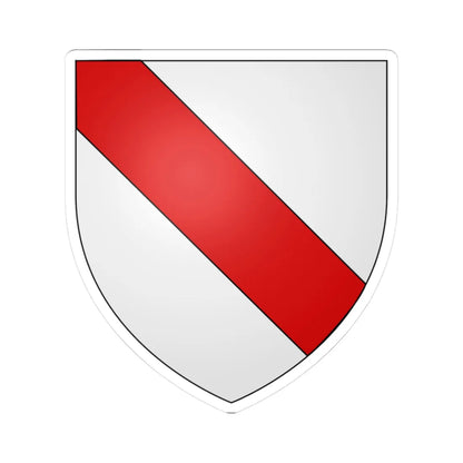 Armes du Bois dEnghien (Belgium) (Coat of Arms) STICKER Vinyl Kiss-Cut Decal 3 Inch White - The Sticker Space