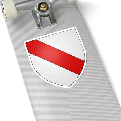 Armes du Bois dEnghien (Belgium) (Coat of Arms) STICKER Vinyl Kiss-Cut Decal - The Sticker Space