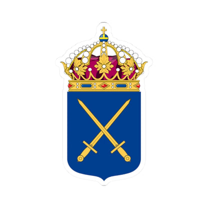 Armén vapen bra (Sweden) (Coat of Arms) STICKER Vinyl Kiss-Cut Decal 2 Inch White - The Sticker Space