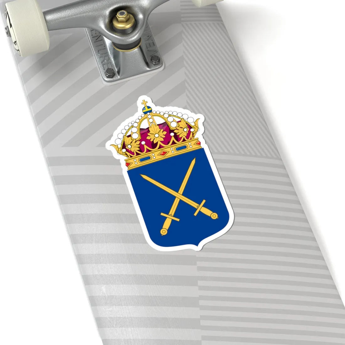 Armén vapen bra (Sweden) (Coat of Arms) STICKER Vinyl Kiss-Cut Decal - The Sticker Space