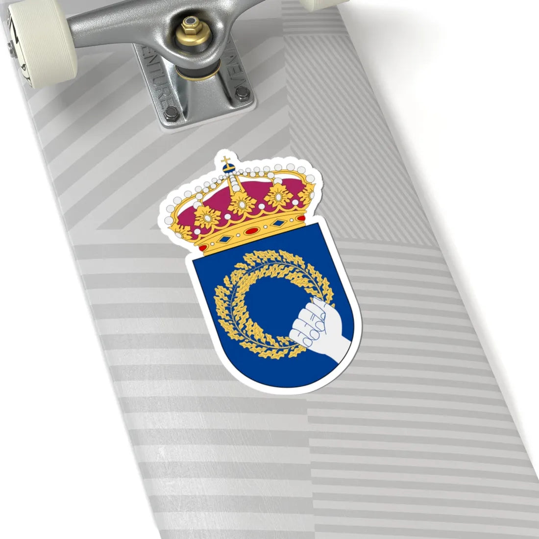 Arméns idrottscentrum vapen (Sweden) (Coat of Arms) STICKER Vinyl Kiss-Cut Decal - The Sticker Space