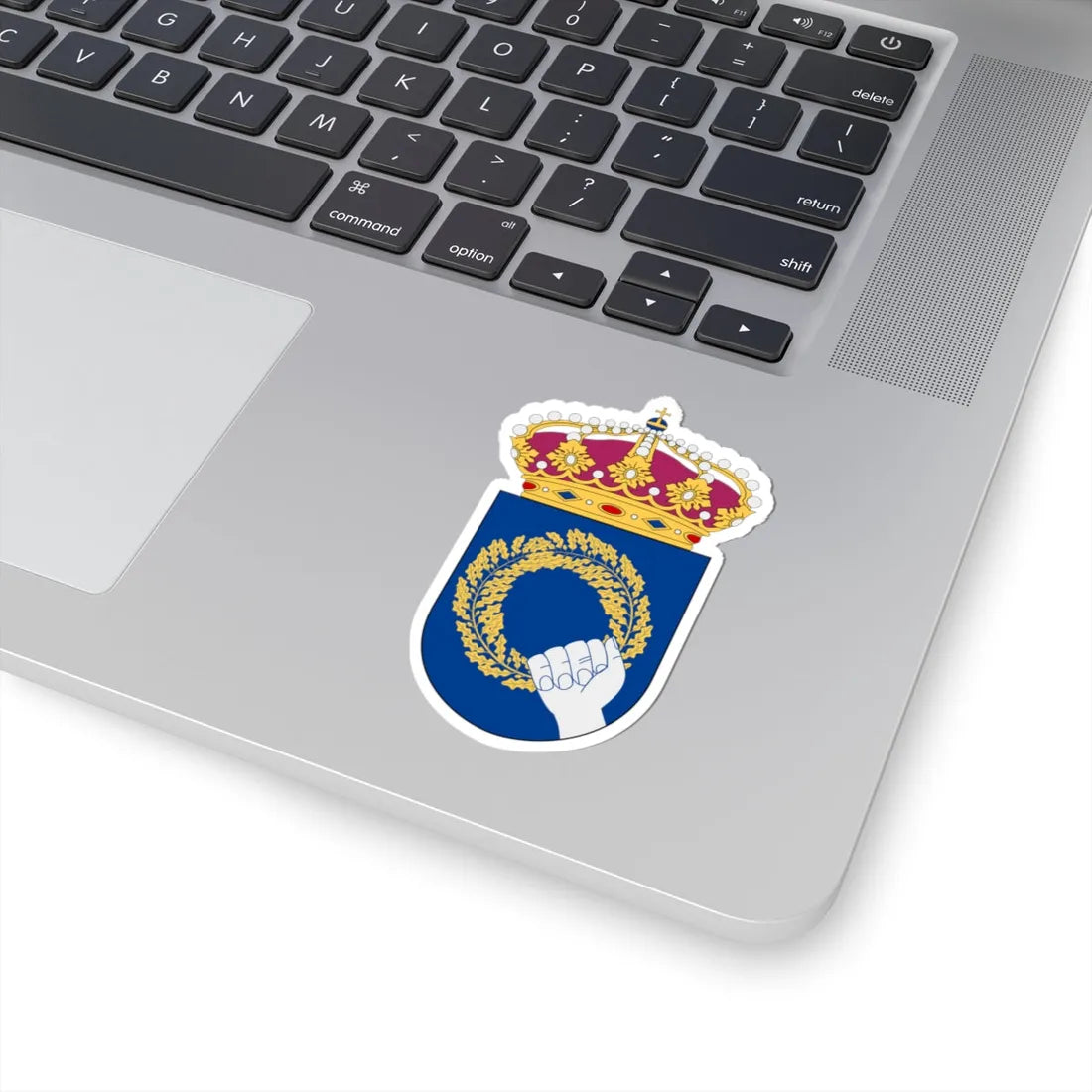 Arméns idrottscentrum vapen (Sweden) (Coat of Arms) STICKER Vinyl Kiss-Cut Decal - The Sticker Space