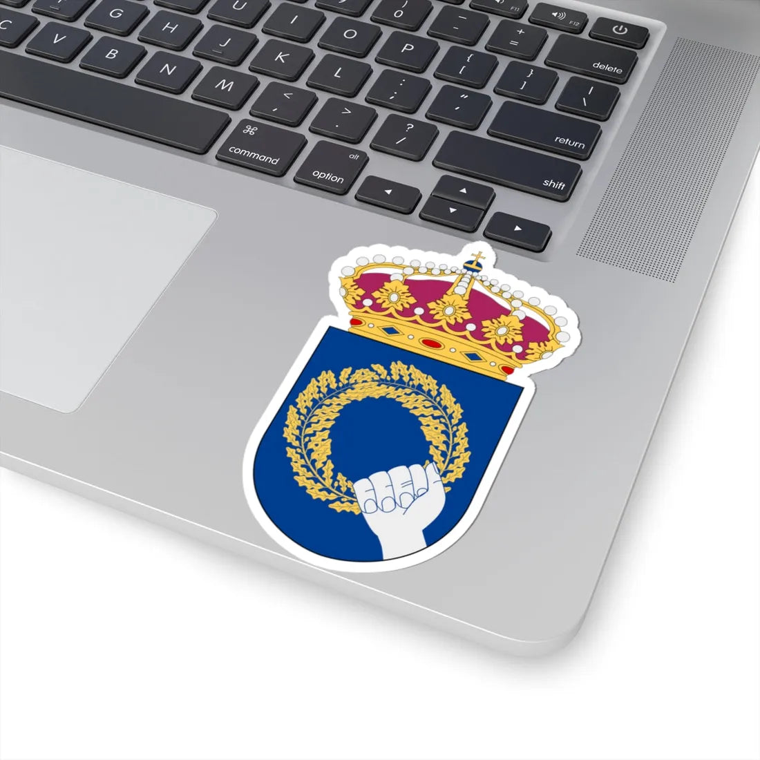 Arméns idrottscentrum vapen (Sweden) (Coat of Arms) STICKER Vinyl Kiss-Cut Decal - The Sticker Space