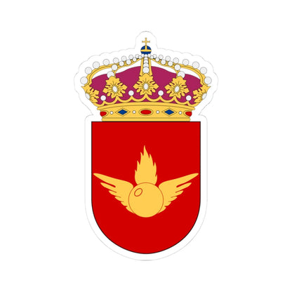 Arméns luftvärnscentrum vapen (Sweden) (Coat of Arms) STICKER Vinyl Kiss-Cut Decal 3 Inch White - The Sticker Space