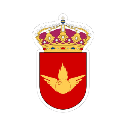 Arméns luftvärnscentrum vapen (Sweden) (Coat of Arms) STICKER Vinyl Kiss-Cut Decal 6 Inch White - The Sticker Space