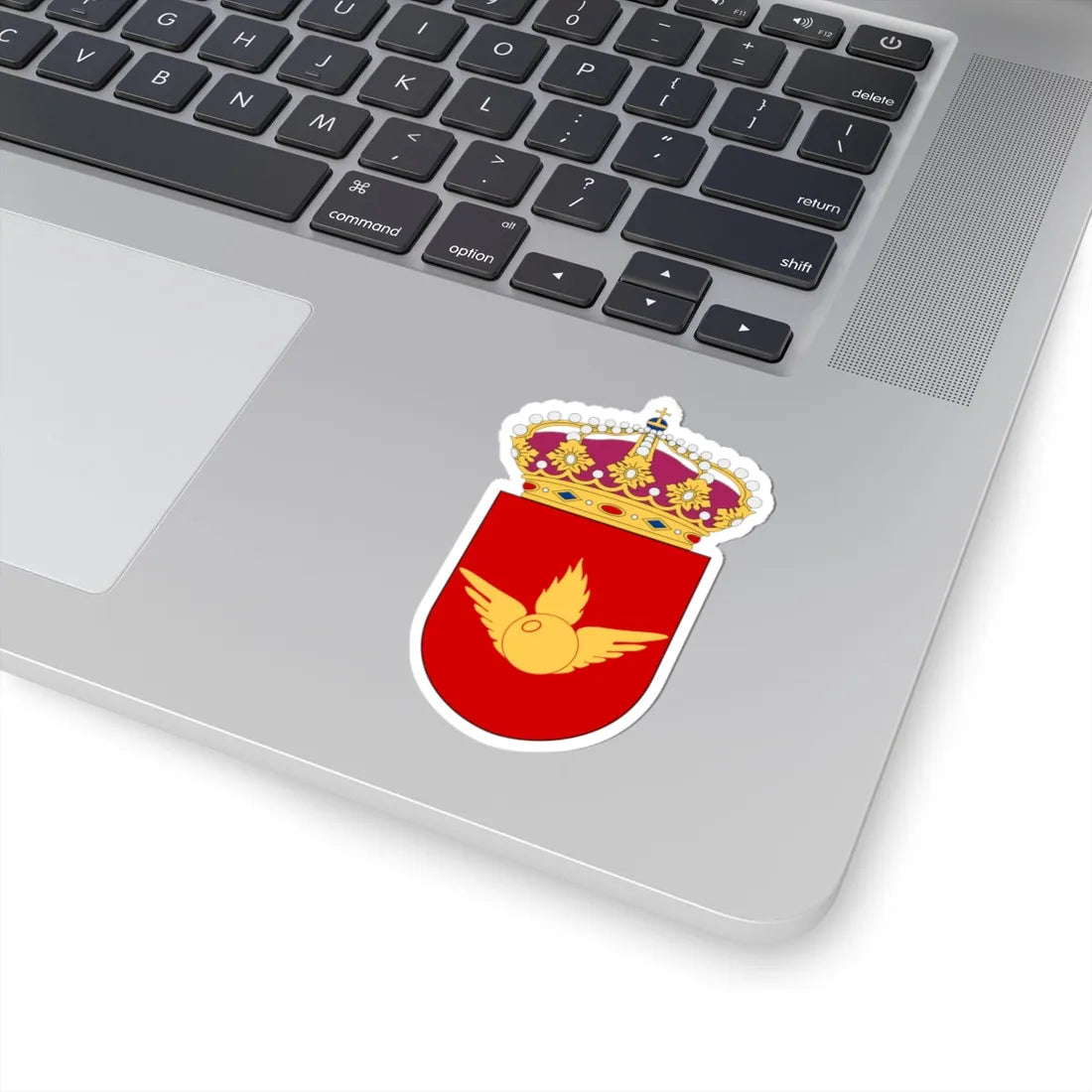 Arméns luftvärnscentrum vapen (Sweden) (Coat of Arms) STICKER Vinyl Kiss-Cut Decal - The Sticker Space