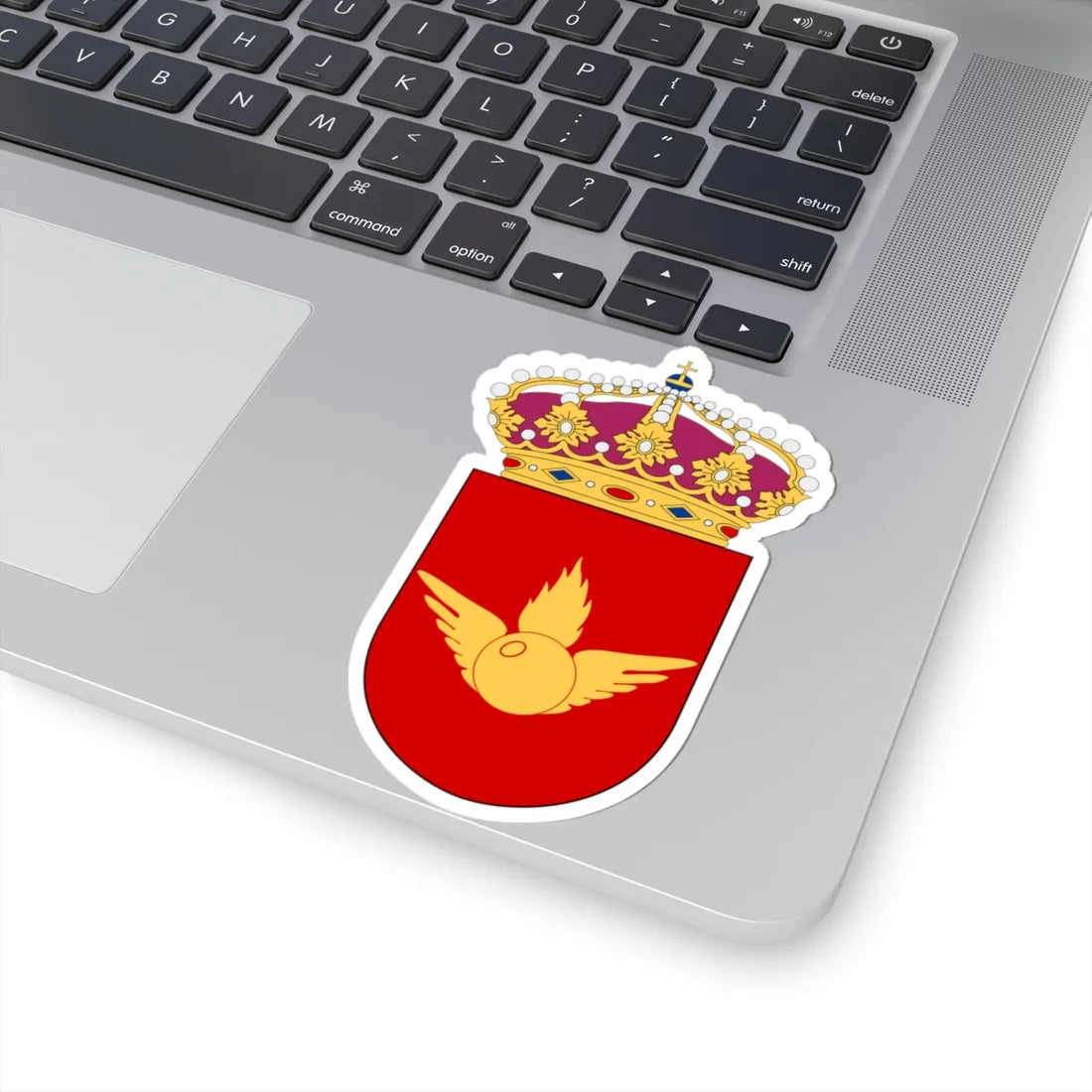 Arméns luftvärnscentrum vapen (Sweden) (Coat of Arms) STICKER Vinyl Kiss-Cut Decal - The Sticker Space