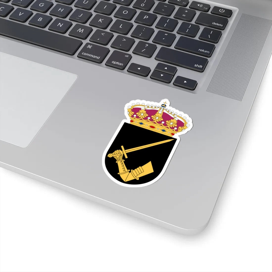 Arméns pansarcentrum vapen (Sweden) (Coat of Arms) STICKER Vinyl Kiss-Cut Decal - The Sticker Space