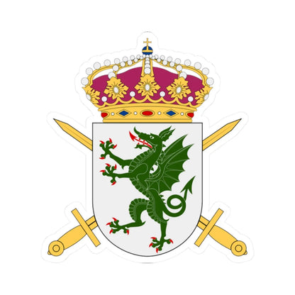 Arméns skyddsskola vapen (Sweden) (Coat of Arms) STICKER Vinyl Kiss-Cut Decal 2 Inch White - The Sticker Space