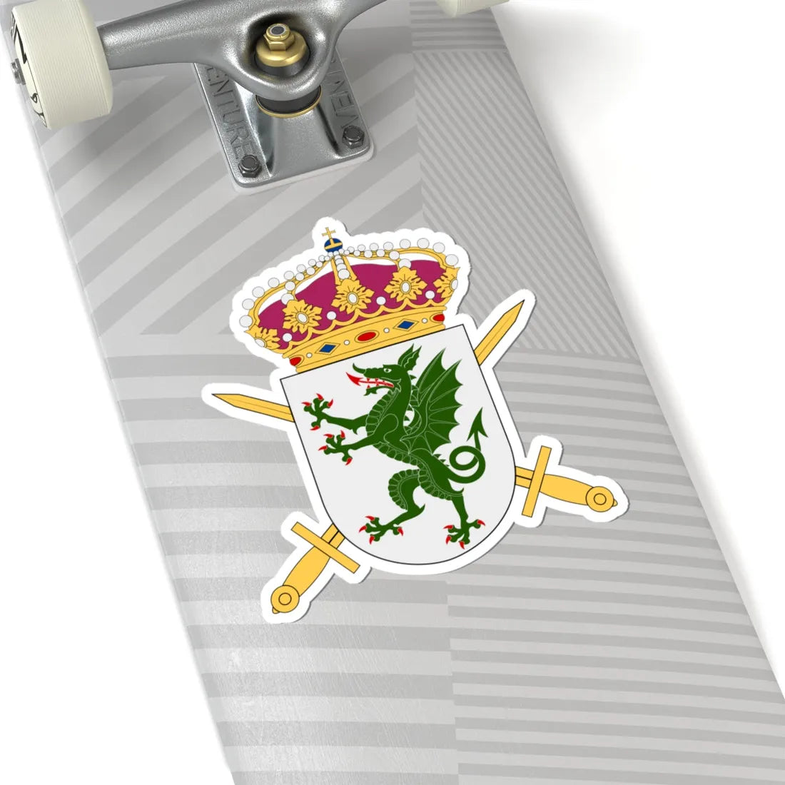 Arméns skyddsskola vapen (Sweden) (Coat of Arms) STICKER Vinyl Kiss-Cut Decal - The Sticker Space