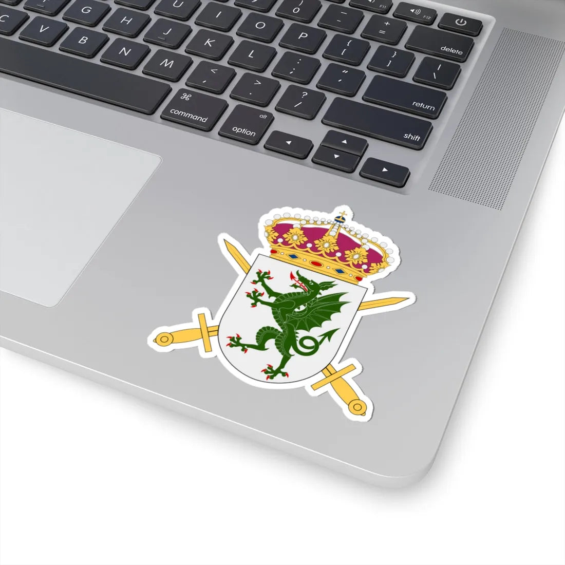 Arméns skyddsskola vapen (Sweden) (Coat of Arms) STICKER Vinyl Kiss-Cut Decal - The Sticker Space